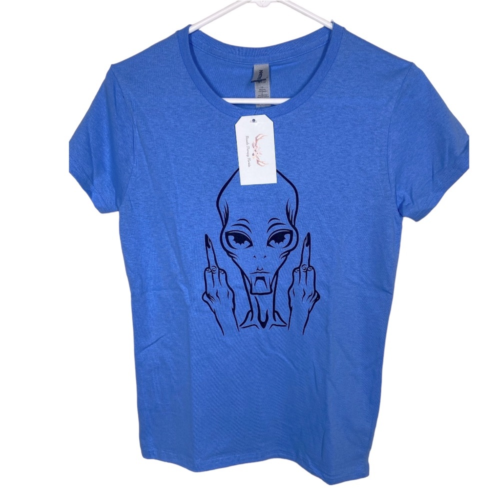 {NEW} Women’s Alien Tee Blue Small